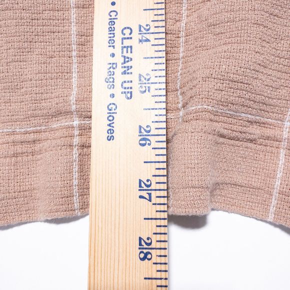 Madewell Blazer Jacket Women XL Breezewoven Larsen Blazer Linen Windowpane Check - Picture 8 of 9